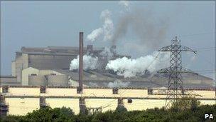 Port Talbot steel works