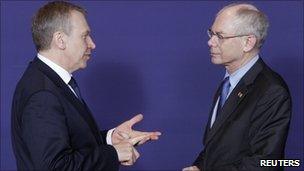 Yves Leterme and Herman Van Rompuy (24 March 2011)