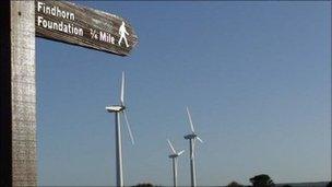 Findhorn foundation sign