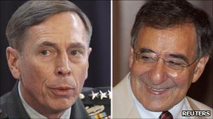 Gen Petraeus and Leon Panetta