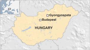 Hungary map