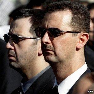 Maher al-Assad and Bashar al-Assad (2000)