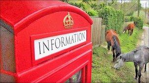 Red telephone box