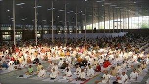 Meditation hall - Baba Ramdev