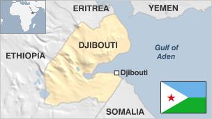 Map of Djibouti