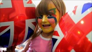 Summer Nelmes-Palmer enjoying the wedding party at Llwynhendy Children's Centre in Llanelli