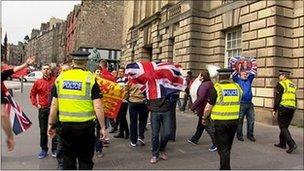 Demonstrations in Edinburgh