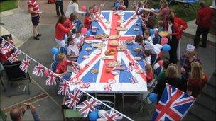 Street party, Hull, England. Photo: Alan Woodcock