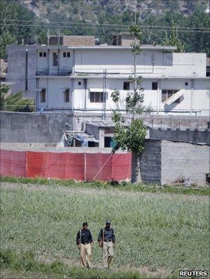 Compound in Abbottabad