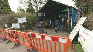 Meriden protest camp