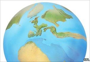 Europe in the Eocene (artist's reconstruction)