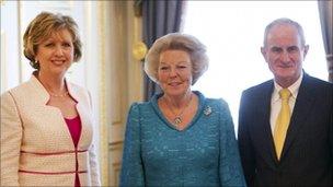 Mary McAleese, Queen Beatrix and Martin McAleese