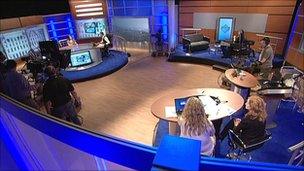 Technical rehearsals have already begun ahead of BBC NI's 2011 election coverage