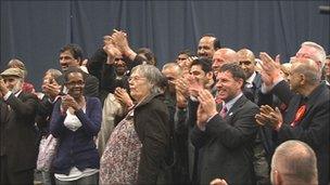 Labour celebrations in Bolton