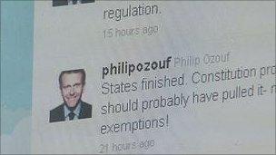 Senator Philip Ozouf's twitter feed