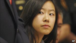 Molly Wei in court, New Jersey, 6 May