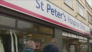 St Peter's Hospice shop