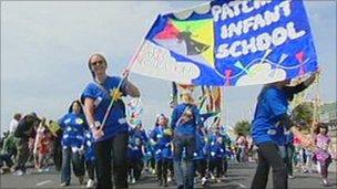 Children's parade in Brighton