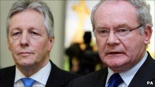 Peter Robinson and Martin McGuinness