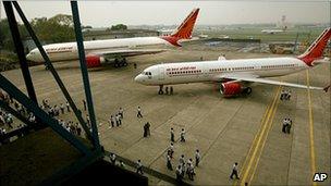 Air India planes