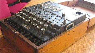 Bletchley Park commemorates Enigma codebooks capture - BBC News