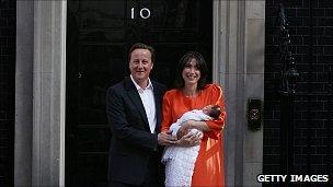 David, Samantha and Florence Cameron