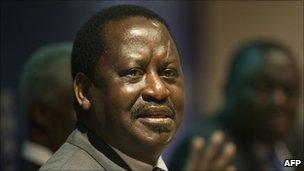 Kenyan Prime Minister Raila Odinga