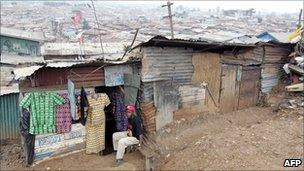 Kibera slum, Nairobi, Kenya