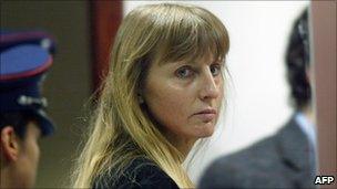 Belgian convicted paedophile Marc Dutroux's estranged wife Michelle Martin, file pic, 2004