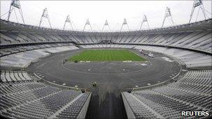 Olympic stadium in London