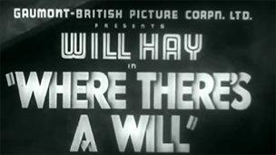 Title screen from Will Hay movie, YouTube