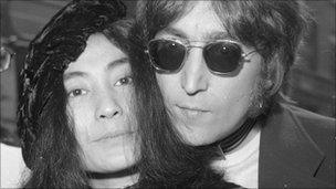 Yoko Ono with Lennon in 1971