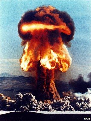 Atomic weapons test DOE