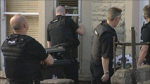 Police raid house in Horfield Bristol