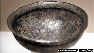 The earliest known example of a hand-made Iron Age silver bowl made in Britain