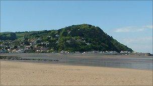 Minehead beach