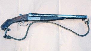 The shotgun found near Sardis