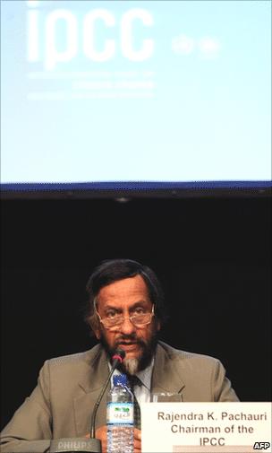 IPCC chairman Rajendra Pachauri