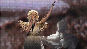 Ukraine's Eurovision singer Mika Newton