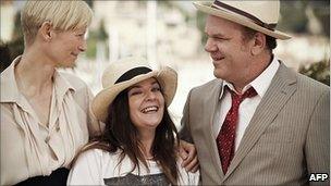 Tilda Swinton, Lynne Ramsay and John C Reilly