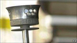 Design of the Olympic Torch used in the London Games in 1948