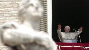 Pope Benedict XVI at the Vatican on 15 May 2011