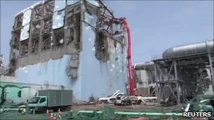 Fukushima reactor building