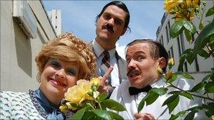 Fawlty towers trio