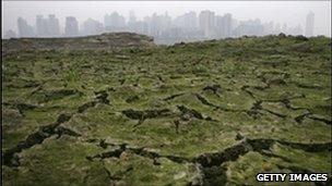 Yangtze river dry