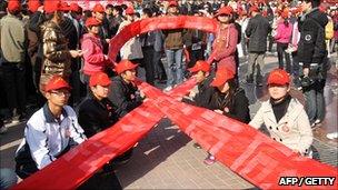 HIV activists in China