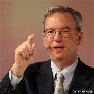 Eric Schmidt speaking