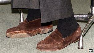 Ken Clarke's shoes