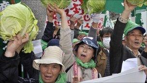 Anti-nuke protest