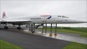 Concorde Alpha Foxtrot at Filton